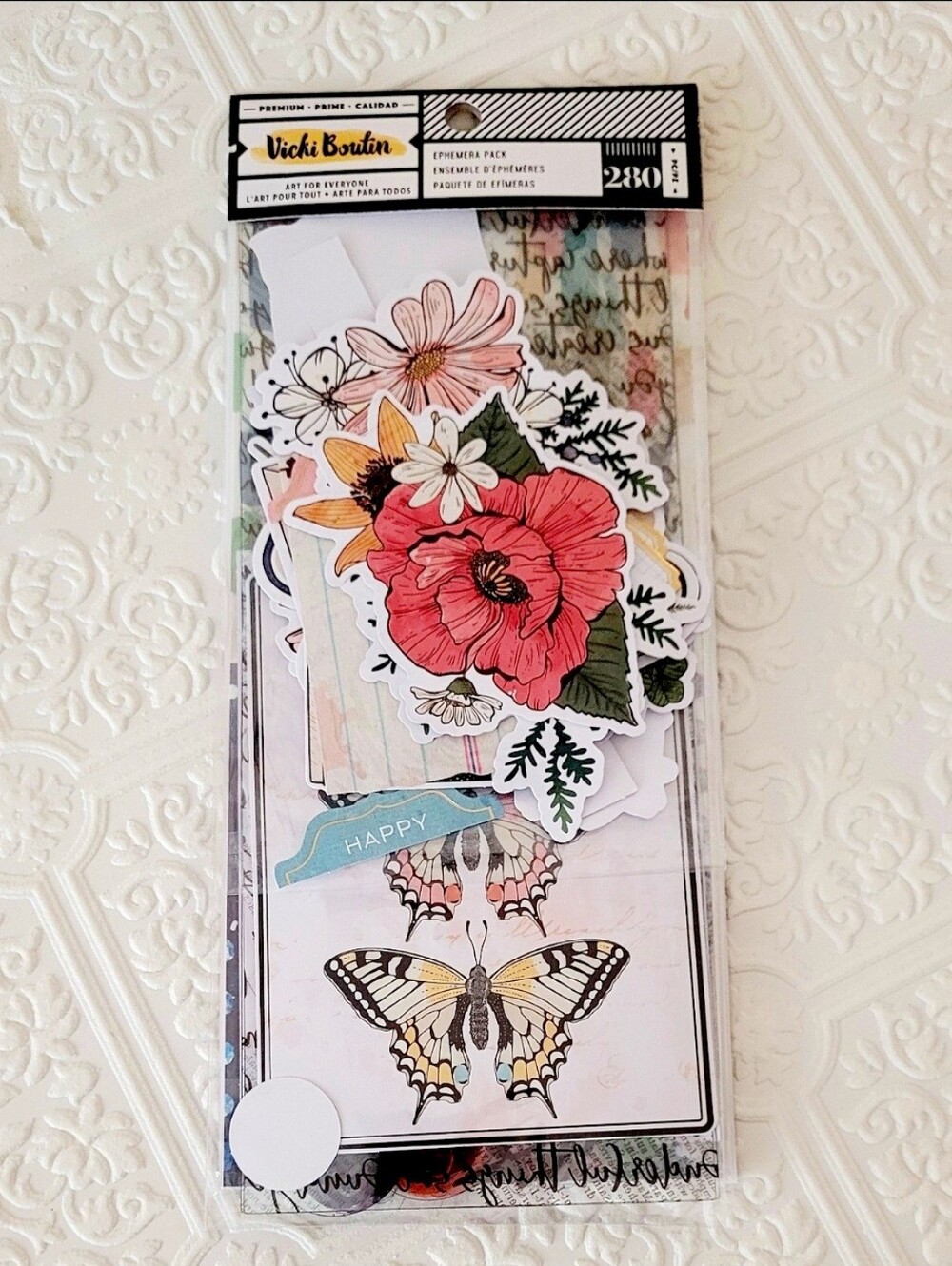 Vicki Boutin Ephemera Pack - Floral & Butterfly Die-Cuts